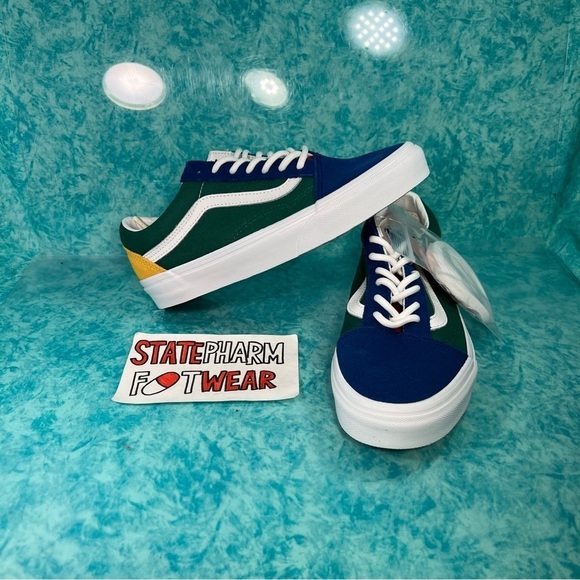 Vans Old Skool Yacht Club Women’s Multi Color Low Top Shoes Sneakers Size 6.5 - Picture 1 of 5